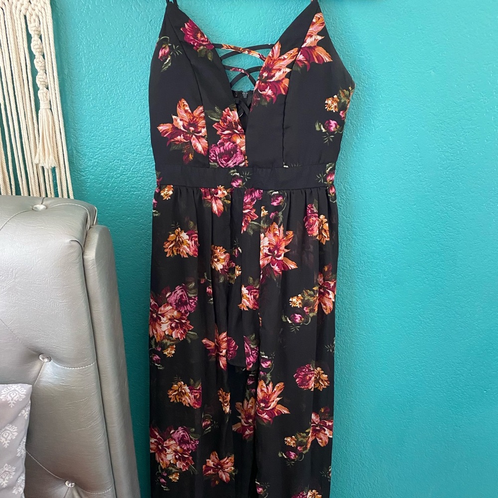 Floral romper dress